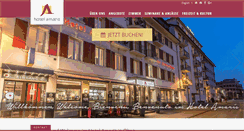 Desktop Screenshot of hotelamaris.ch